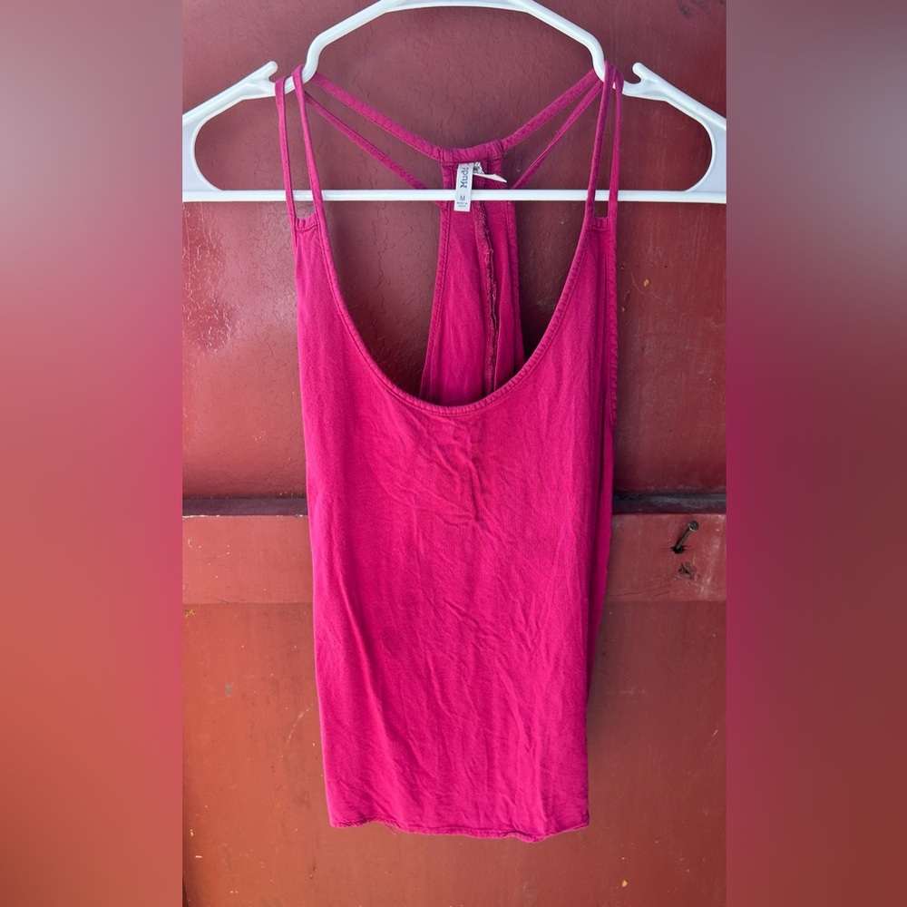 Mudd Pink Strappy Top
